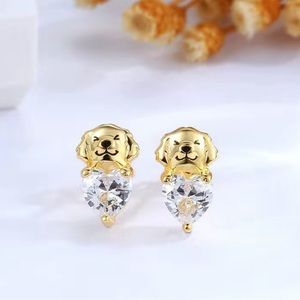 Small Dog earrings ~Retriever Earrings ~ Cute earrings tiny earrings gift box